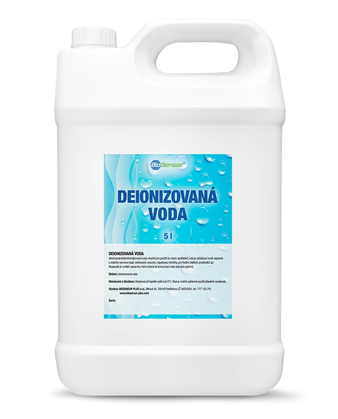 Deionizovaná / demineralizovaná voda